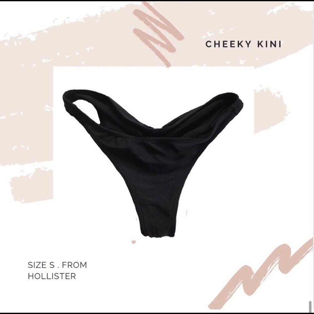 black highwaistred cheeky w/ back scrunched :)